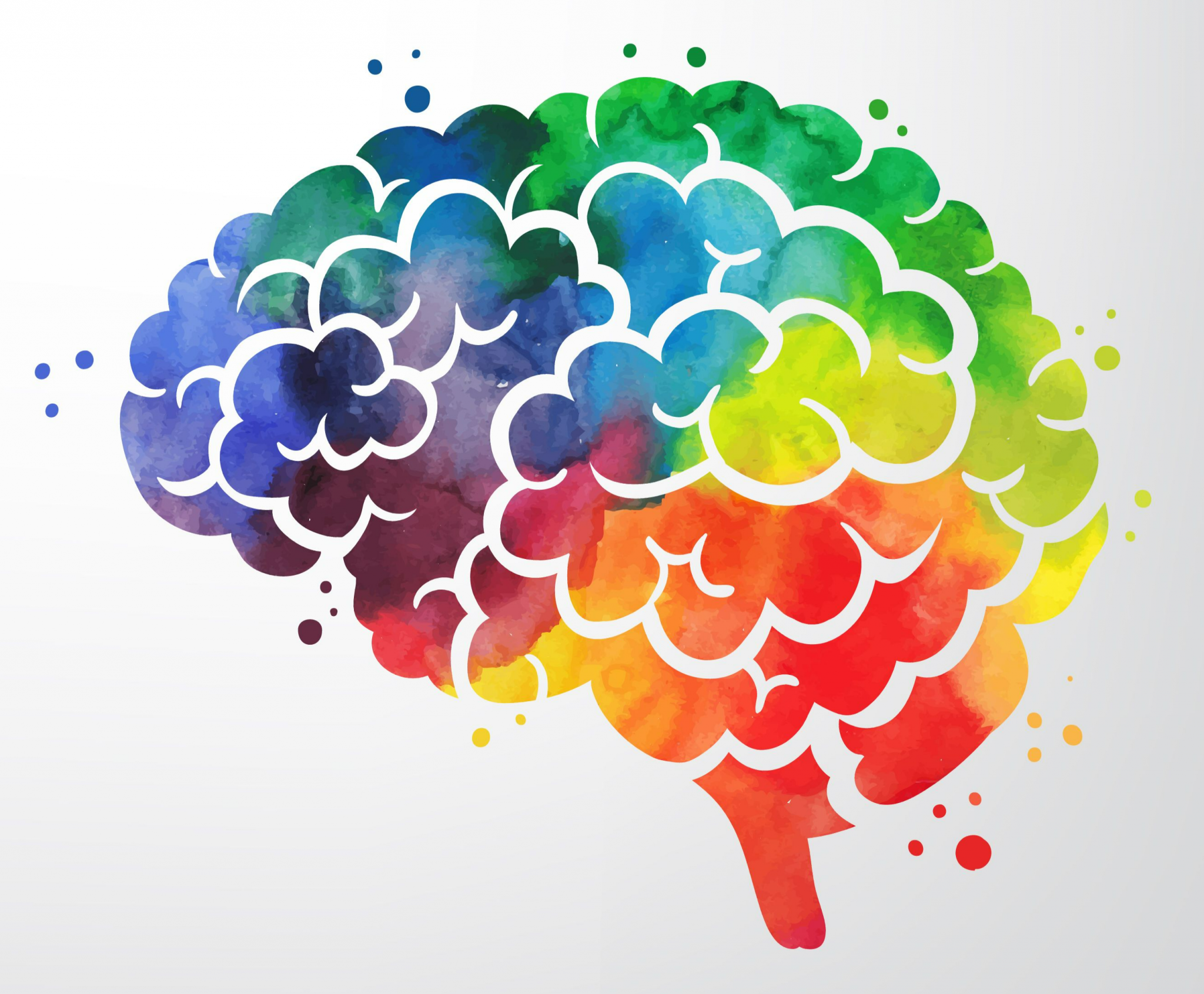 Colored brains. Цветной мозг. Творческий мозг. Яркий мозг. Психология в красках.
